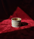 Silver Glitter Churiya with Pearls