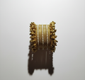 Glitter Golden Churiya (with pearls and chunky churiya)